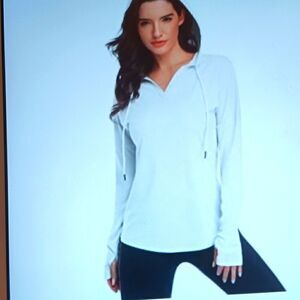 New DAYOUNG Athletic Hoody With Thumb Holes Women's Large New